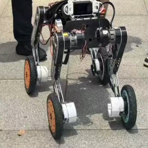 Upstream photograph of an RC_WheelLeg robot configuration. The documentation image’s MIT reuse grant does not settle the separate driver-package license conflicts described in this profile.